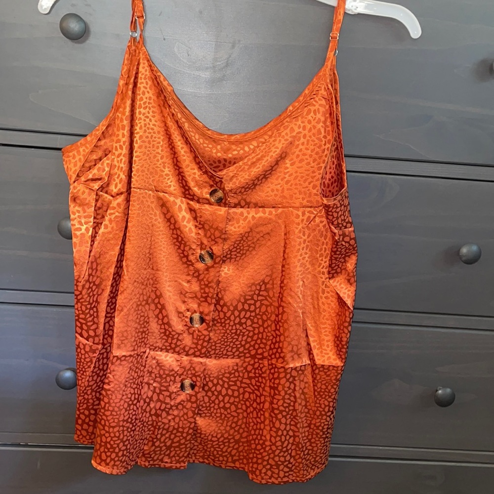 Leopard shimmer tank